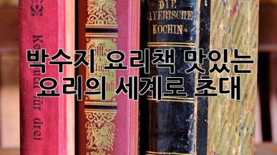 박수지 요리책: 맛있는 요리의 세계로 초대