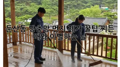 둔산동 방충망 먼지 제거 꿀팁🍯: 찌든 때와 이별하는 날! ✨